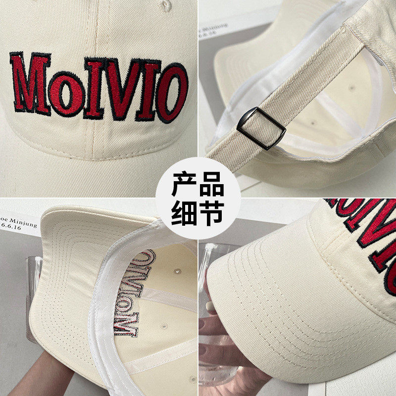 春季新款韩版字母刺绣棒球帽女款显脸小大头围遮阳软顶百搭,淘宝优惠券,粉丝福利购,淘宝优惠卷