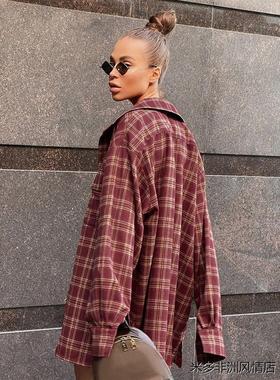 衬衫女休闲宽松长袖衬衣