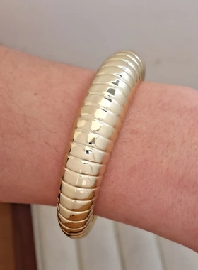 欧美热销CCB开口手镯高级感轻奢小众手环个性潮流百搭手镯