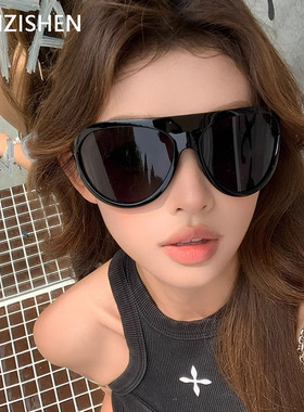 LANZISHEN墨镜女防风大框骑行镜