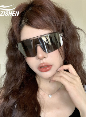 骑行眼镜太阳镜女反光水银色墨镜