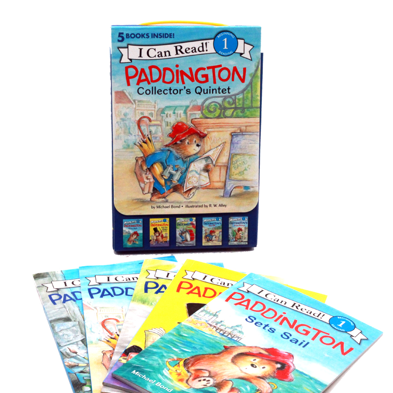 帕丁顿熊5本盒装 英文原版进口平装  I Can Read Level 1 Paddington Bear 分级阅读di一阶段 习惯养成 锻炼思维 儿童英语启蒙 - 图2