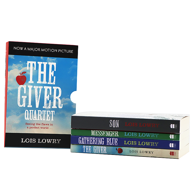 记忆传授人四部曲盒装 英文原版小说 The Giver Quartet  纽伯瑞金奖 儿童故事文学小说 Lois Lowry 青少年课外阅读书籍 - 图0