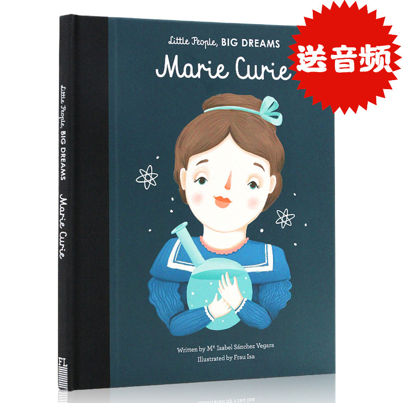 小女孩,大梦想：居里夫人 Marie Curie 英文原版精装绘本名人传记Little People, Big Dreams小人物大梦想彩色插画版 世界杰出女性