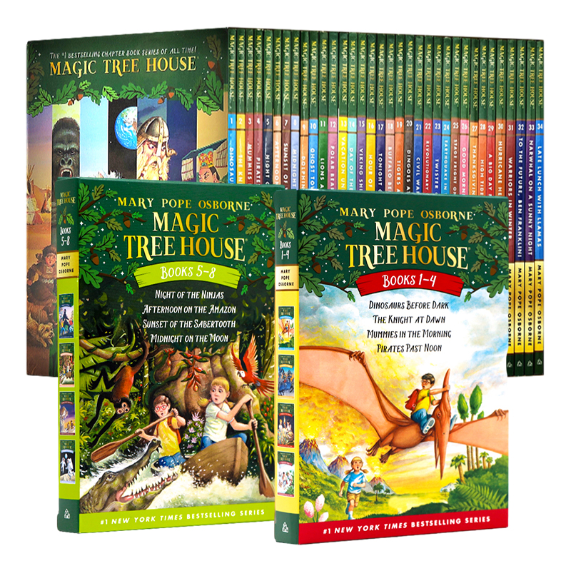 神奇树屋英语原版 magic tree house 英文原版书籍 神奇树屋英文版 treehouse桥梁章节书美国中小学课外阅读儿童探险文学小说进口 - 图3