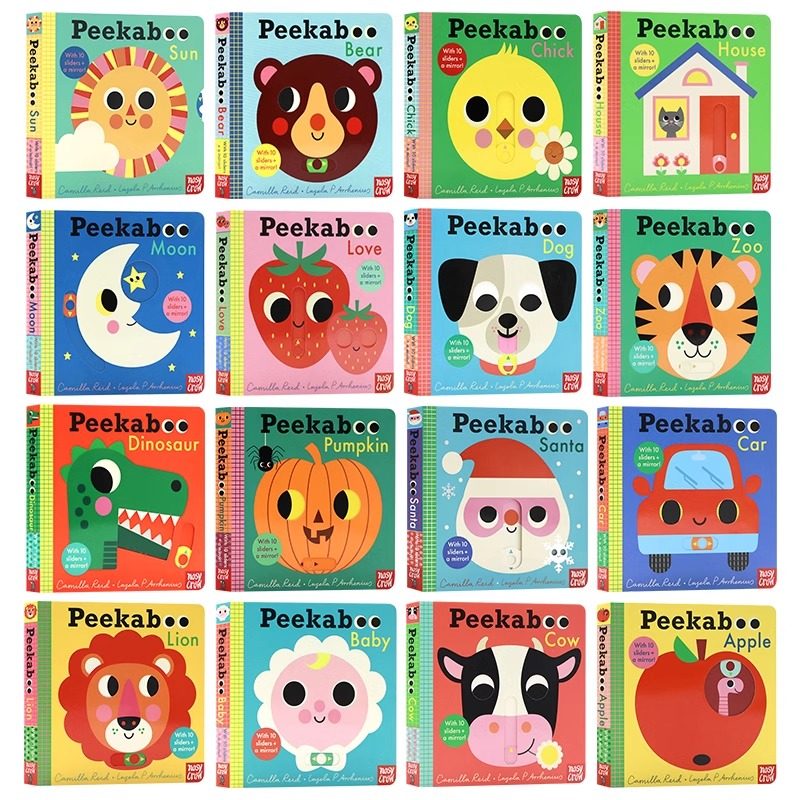 Nosy Crow躲猫猫系列 英文原版绘本 Peekaboo 儿童机关操作游戏纸板翻翻书边玩边学英语启蒙绘本0-3岁进口童书附镜子,淘宝优惠券,粉丝福利购,淘宝优惠卷