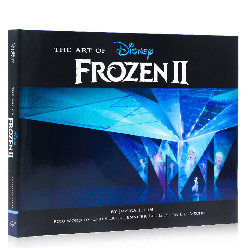 进口英文原版 The Art of Frozen II冰雪奇缘2英文版原版绘本电影设定集迪士尼动画精装大开儿童礼物_虎窝淘