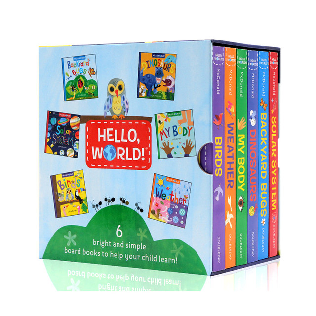 Hello World 6 volumes boxed English picture book Solar System