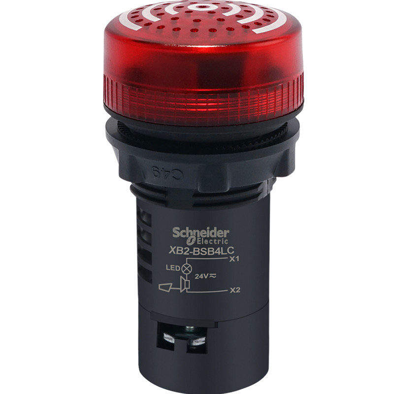 带灯蜂鸣器XB2BSB4LC 施耐德声光一体信号灯LED闪烁式AC220V24V,淘宝优惠券,粉丝福利购,淘宝优惠卷