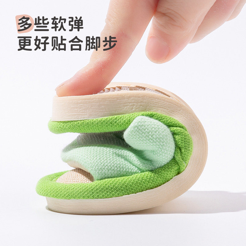 儿童布拖鞋男童室内夏季宝宝女防滑软底透气居家鞋亚麻拖鞋轻便款,淘宝优惠券,粉丝福利购,淘宝优惠卷
