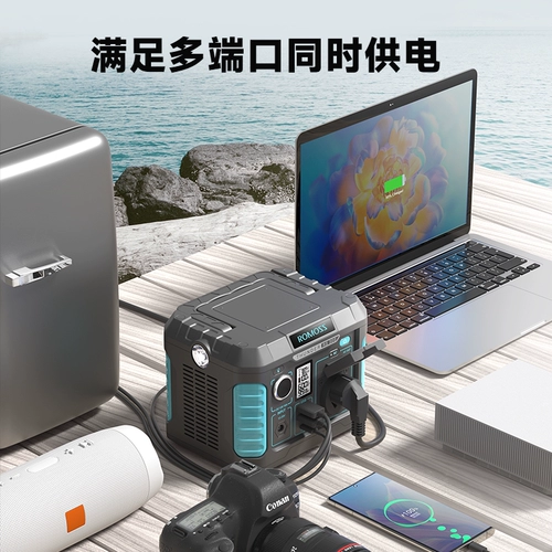 Дорожный блок питания, портативный аккумулятор для кемпинга, дорожные литиевые батарейки на солнечной энергии, 220v, 300W