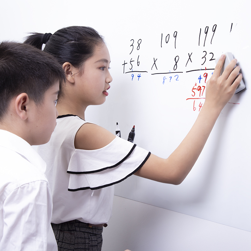 晨光软白板墙贴儿童环保画板墙面涂鸦墙画画家用写字板黑板贴纸磁力可移除办公室墙上可擦磁性白板贴膜不伤墙 - 图2