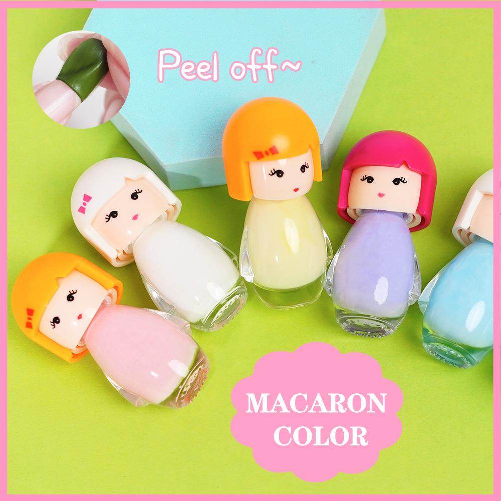 儿童新款卡通甲油套装卡免烤快干水性无毒无味可剥可撕拉娃娃款,淘宝优惠券,粉丝福利购,淘宝优惠卷