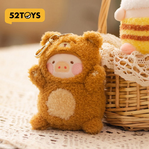 52TOYS罐头猪LuLu农场周边潮玩毛绒挂件礼物文具贴纸 - 图2