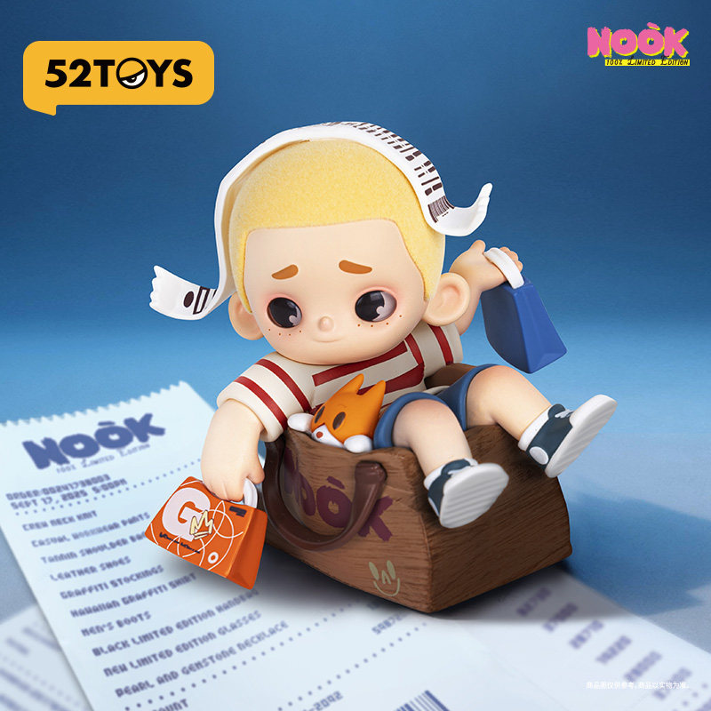 52TOYS官方NOOK100%限定超级买手吊卡手办潮玩玩具摆件新年礼物,淘宝优惠券,粉丝福利购,淘宝优惠卷