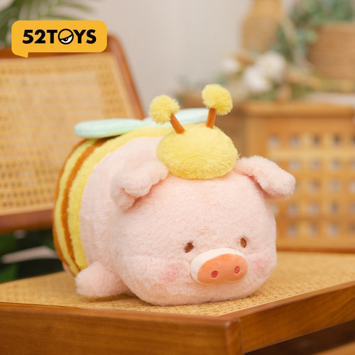 52TOYS罐头猪LuLu农场周边潮玩毛绒挂件礼物文具贴纸 - 图0