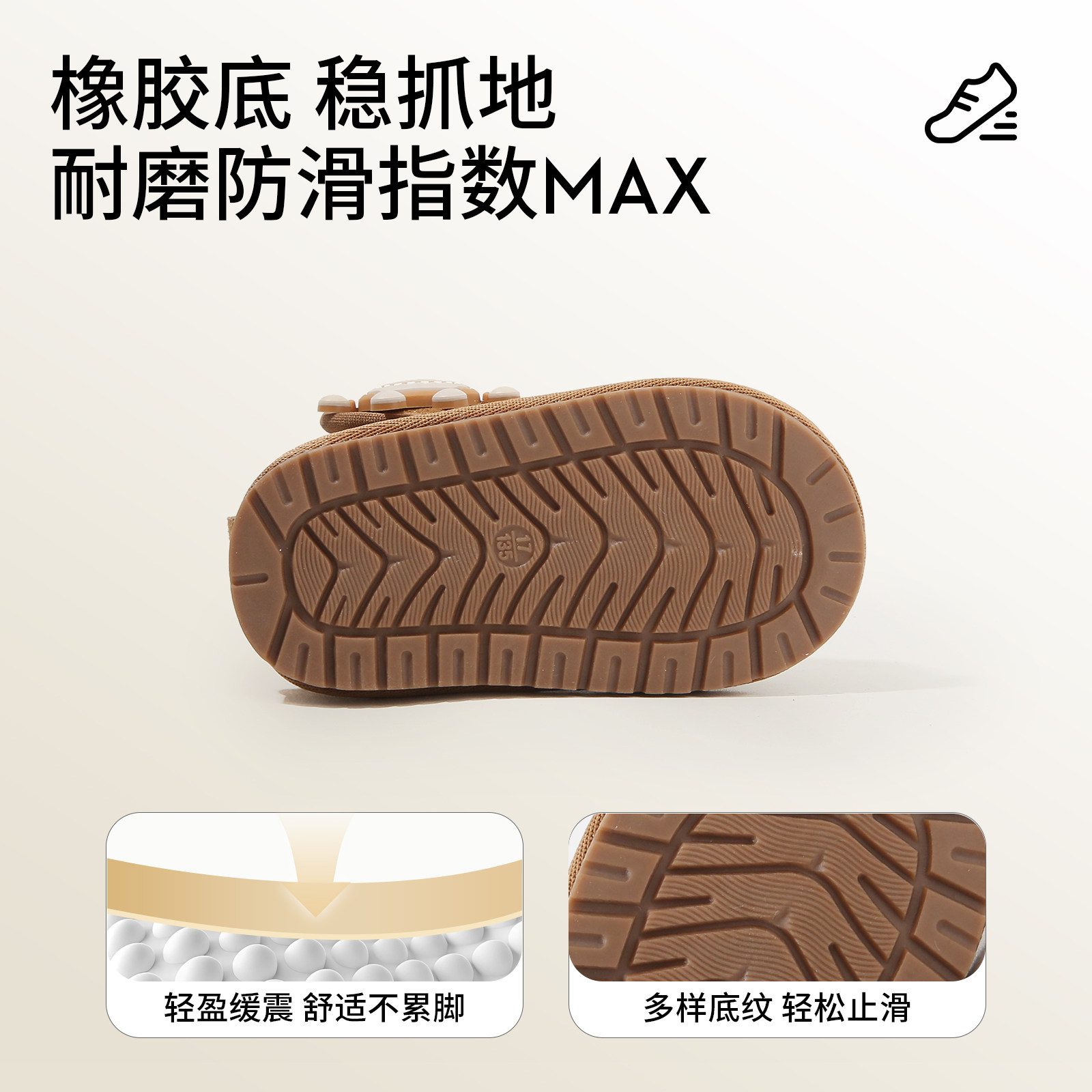 麦布熊雪地靴冬季男宝宝加绒棉靴婴儿软底女童鞋子儿童拉布布棉鞋,淘宝优惠券,粉丝福利购,淘宝优惠卷