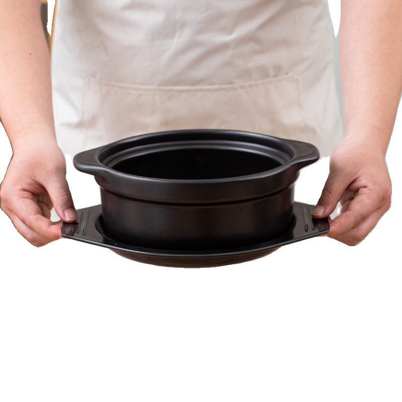 砂锅托盘底座耐高温商用密胺塑料防摔韩式石锅拌饭托盘垫子隔热盘,淘宝优惠券,粉丝福利购,淘宝优惠卷