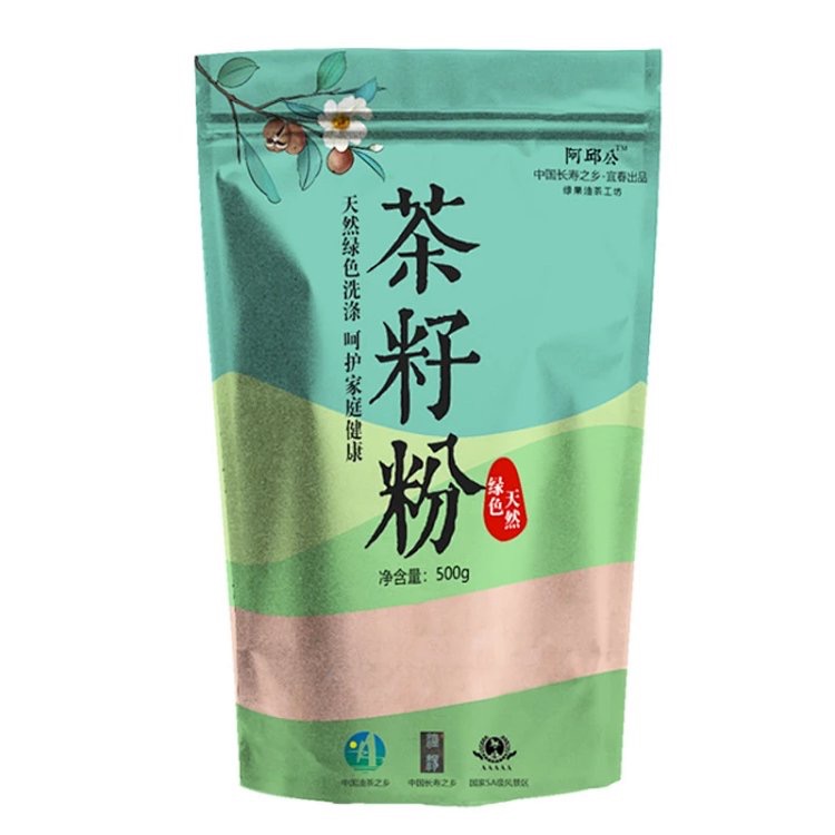 清洁茶籽粉清洁餐具环保易冲洗茶籽粉 - 图0