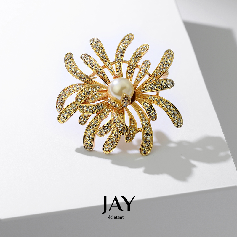 jay枫丹白露高档女装饰创意胸针 jay胸针