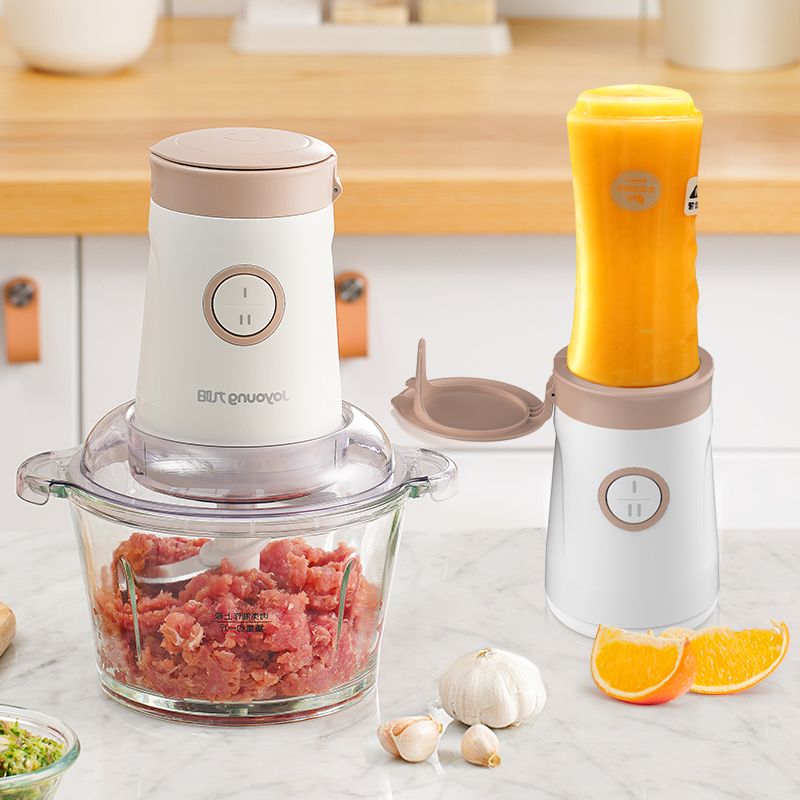 九阳丰菓专卖店九阳绞肉机家用电动小型搅拌机料理机碎菜打馅多功能蒜蓉泥大容量3