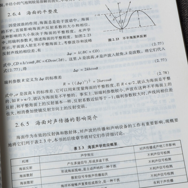 正版书籍水声学原理（国防特色教材.船舶与海洋工程）水中声学研究书籍水声工程专业用书声纳传播基础理论书海洋科学系列丛书-图2