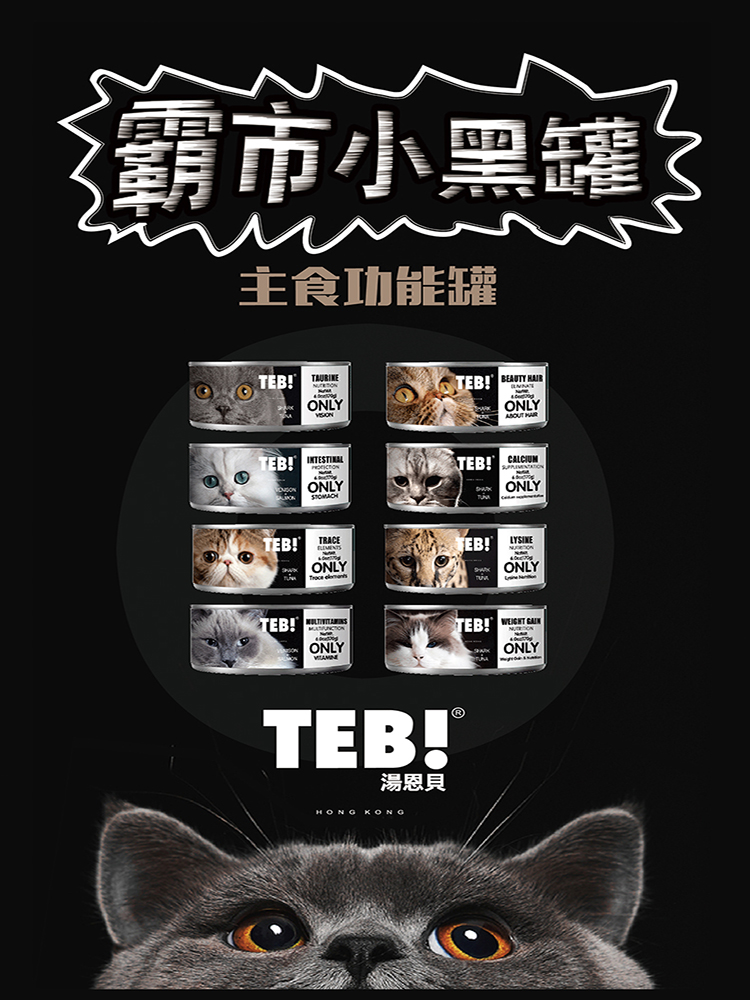 TEB汤恩贝旗舰店O主食猫罐头170g*24 营养增肥奶糕成幼猫罐头零食 - 图1