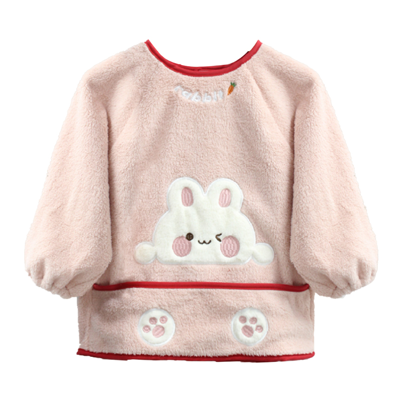 Baby autumn and winter waterproof children's bibs worn backwards