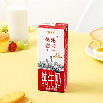 晨光供港壹号纯牛奶200ml*12盒*2早餐奶礼盒