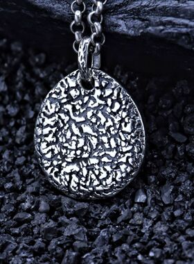 S925纯银复古手工泰银祈祷之手吊坠项链男女款个性百搭饰品礼物