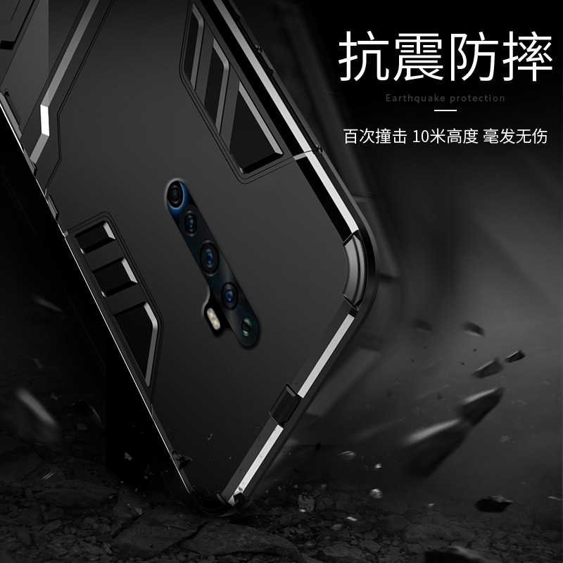 opporeno2z手机壳铠甲全包防摔硬壳Reno2z保护套硅胶创意潮男女款 - 图2