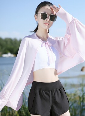 披肩女夏季防晒户外骑车透气开衫