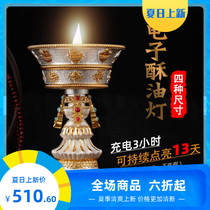 Charging lotus lamp plug-in electric candle for the lamp electric candle for the Buddhas electronic ghee lamp for the lamp led front for the lamp