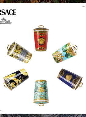 Rosenthal Meets Versace 范思哲陶瓷带盖香氛蜡烛杯