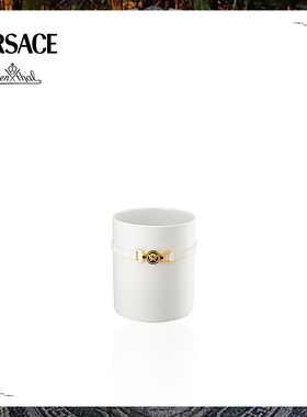 【新品】Rosenthal Meets Versace美杜莎'95金扣复古款陶瓷花瓶