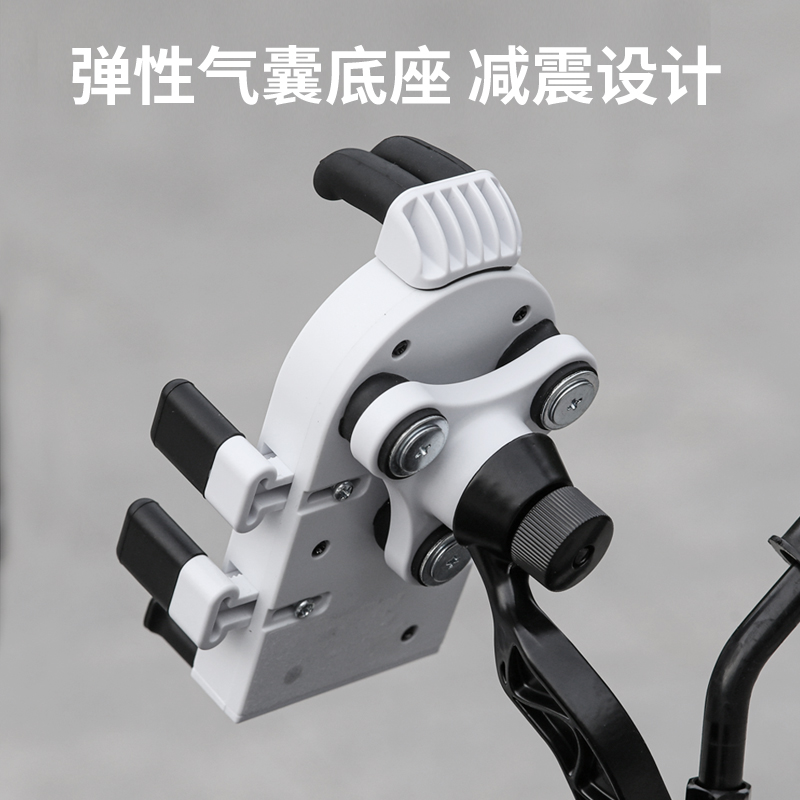电动车手机支架防震防抖摩托车手机架外卖骑手防水导航车载支架 - 图2