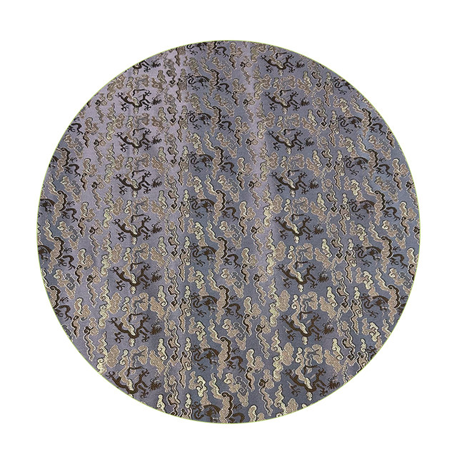 Gray imitation Song Dynasty brocade fabric with cloud and dragon pattern fabric