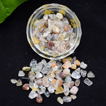 Crystal Seven Precious Stones Natural Titanium Crystal Hair Crystal Raw Stone Polished Buddha Buddha Forta repaired for Manza pan 8 for 50 gr