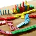 Trẻ đếm số Hoạt động kỹ thuật số Domino Học sớm Câu đố khối xây dựng Đồ chơi bổ sung và phép trừ lớp một - Khối xây dựng