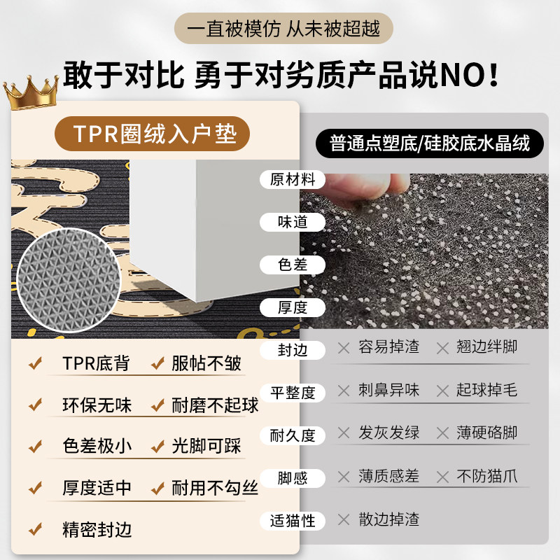 2026新款入户门地垫大门口进门垫家用地毯脚垫高级感耐脏防滑室外,淘宝优惠券,粉丝福利购,淘宝优惠卷