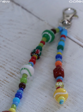 riverstone plus 手工穿珠裤链配饰腰链挂饰牛仔裤挂件女背包挂件