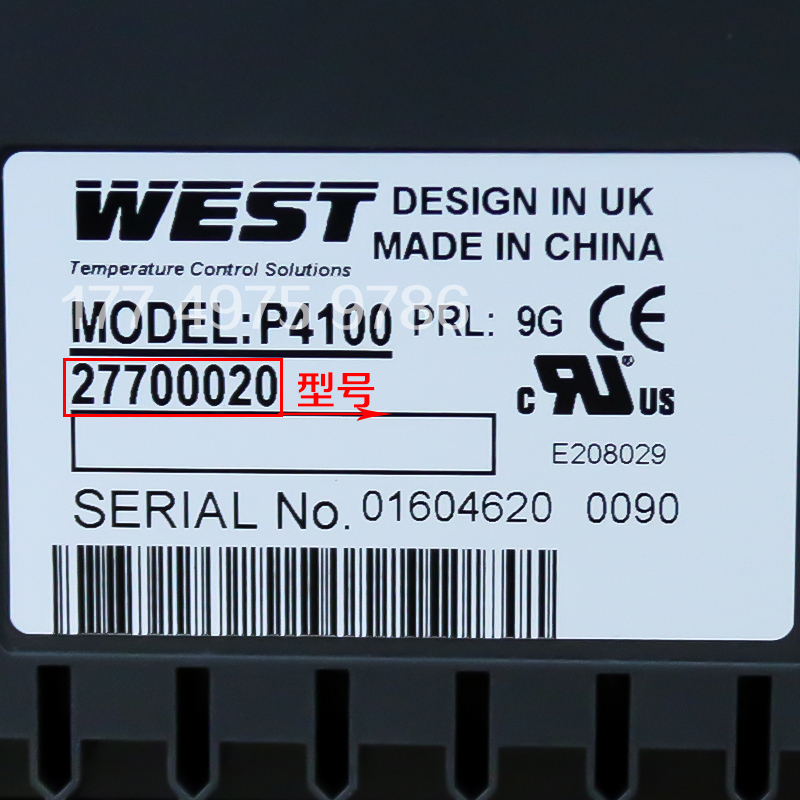 全新原装正品英国WEST温控器温控仪P4100+17110020/8100/6100现货