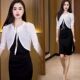 Cardigan over suspender dress shawl Summer shawl ບາງຕາຫນ່າງແຂນຍາວປ້ອງກັນແສງແດດ blouse ເສື້ອສັ້ນອະເນກປະສົງ