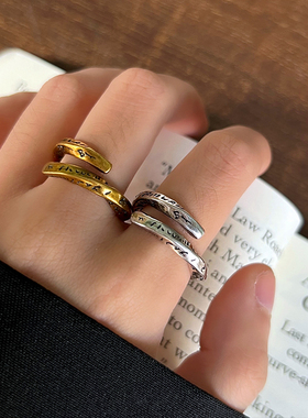 中性欧美不掉色莫比乌斯环指环