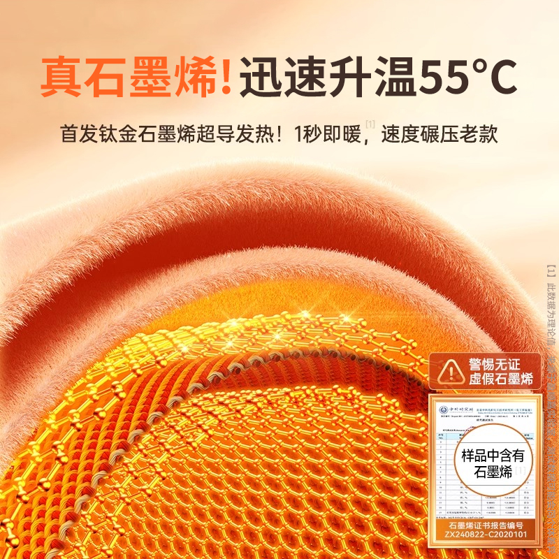 2024新款双面发热防爆无水暖手宝自充发热二合一电热水袋随身携带迷你学生法兰绒握暖宝宝女生儿童
