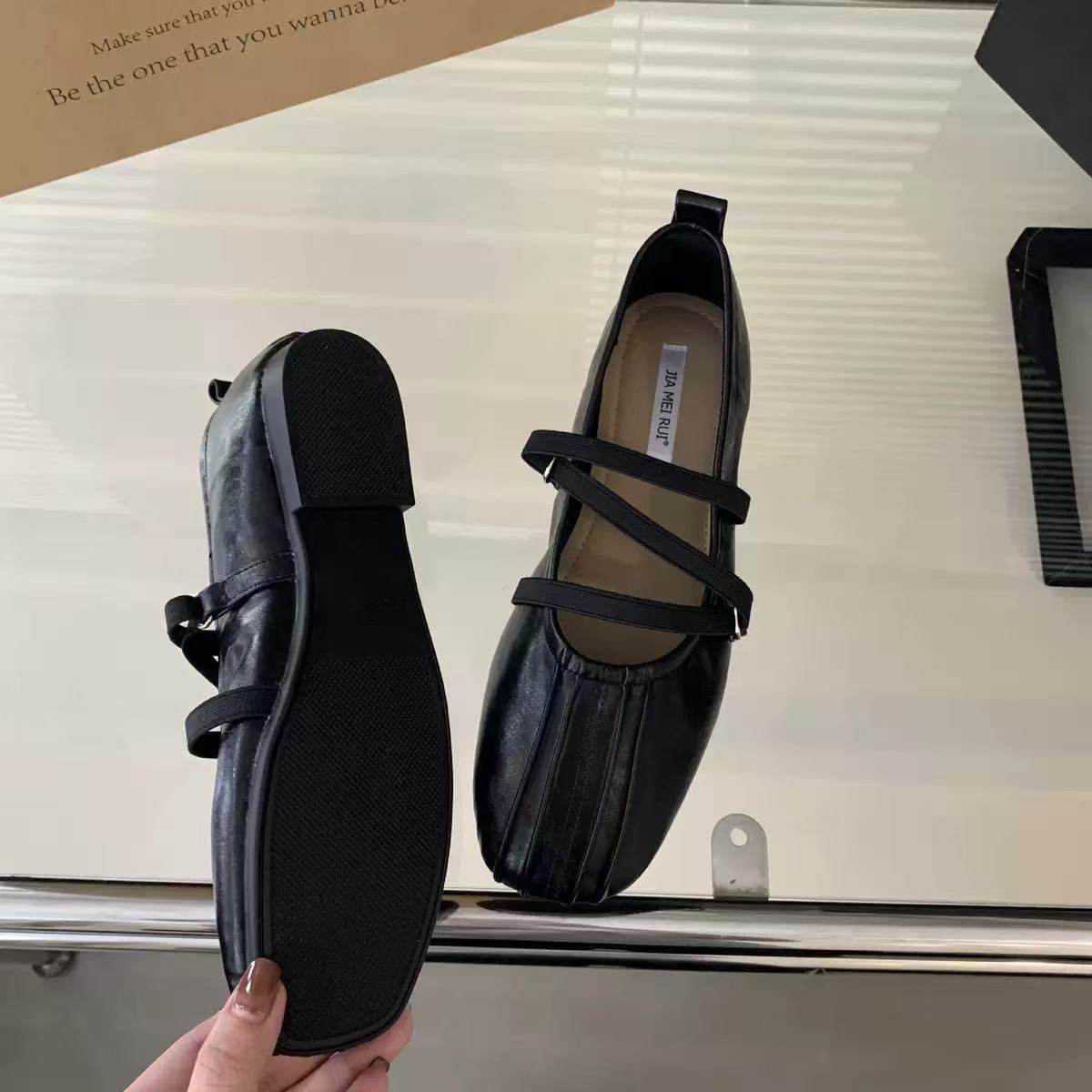 法式平底复古温柔风晚晚鞋2026年新款百搭不累脚玛丽珍芭蕾单鞋女,淘宝优惠券,粉丝福利购,淘宝优惠卷