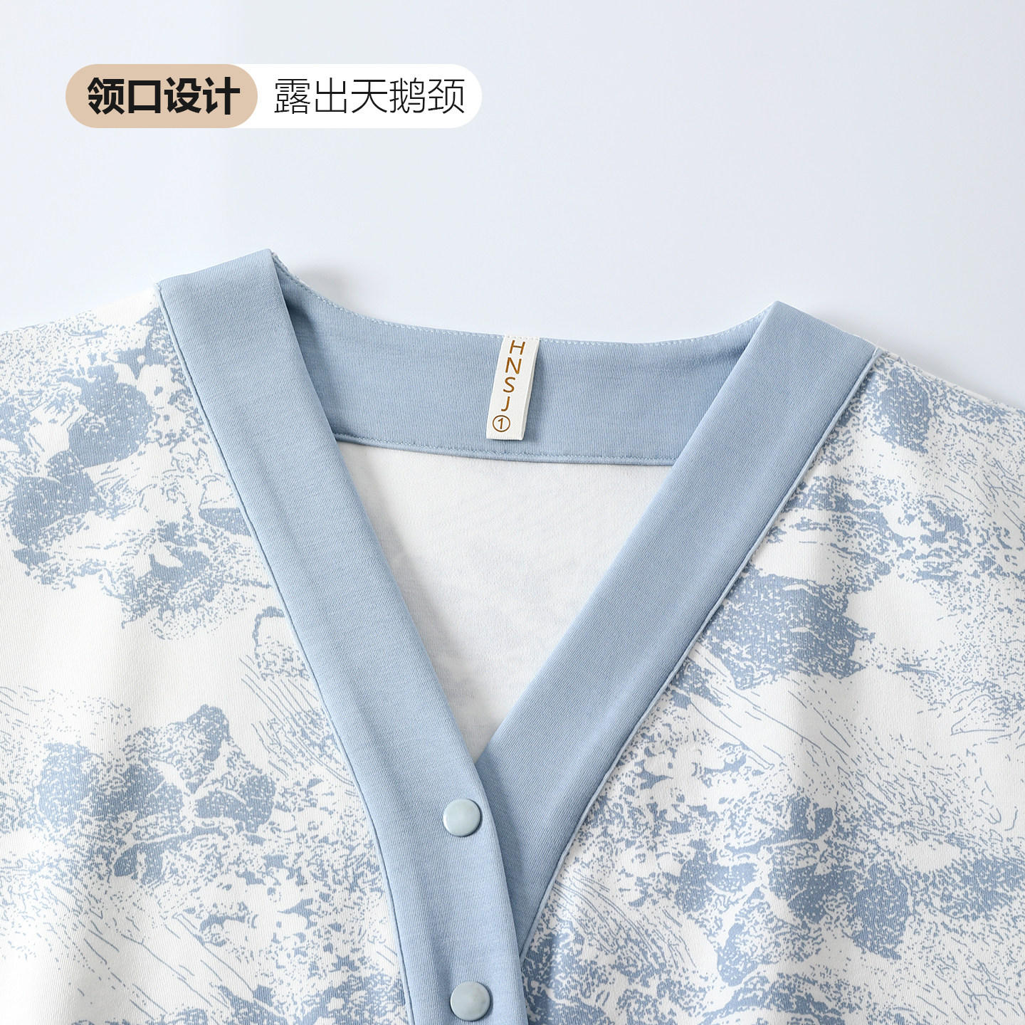 轻奢水墨画纯棉春秋季月子服产后产妇喂奶孕妇哺乳睡衣1月份2产前,淘宝优惠券,粉丝福利购,淘宝优惠卷