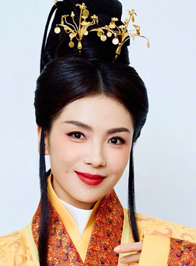 镀24K金复原汉代魏晋花鸟冠汉服首饰发簪古代发饰发冠发簪