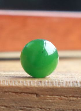 天然和田玉手串俄碧玉散珠