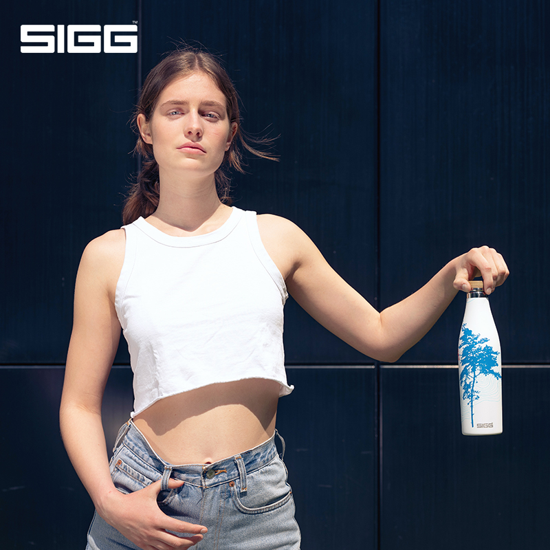 SIGG/希格苏门答腊保温杯户外手绘印花环保清新时尚潮流礼品杯 - 图2